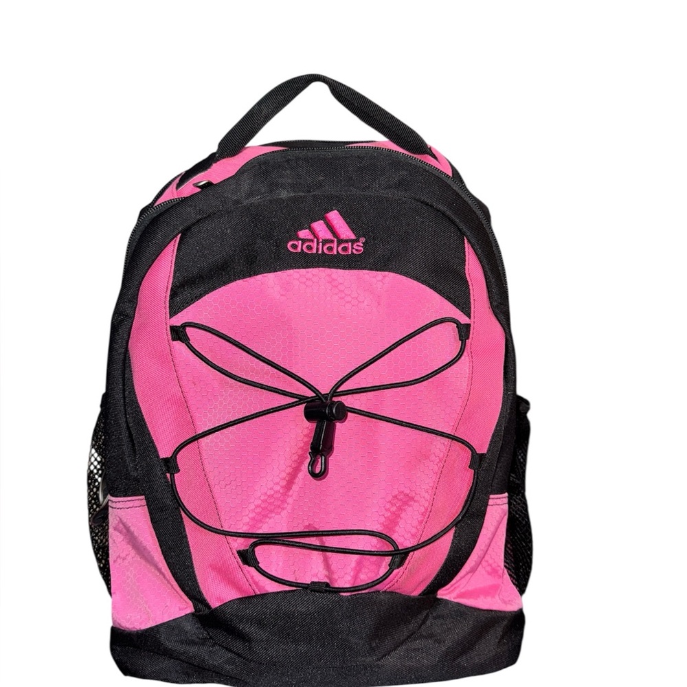 Adidas Vibrant Pink and Black Backpack
